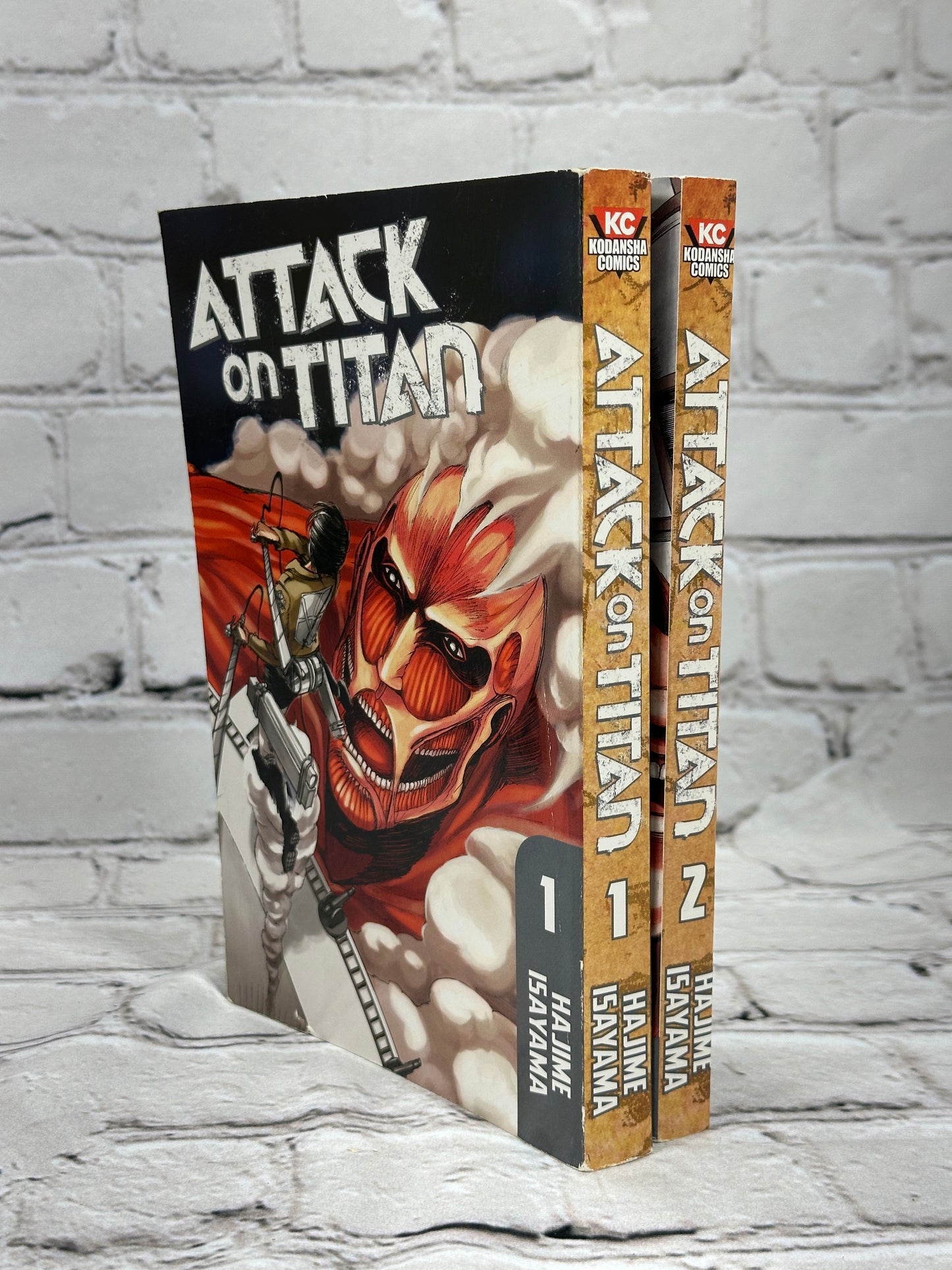 Attack on Titan By Hajime Ysayama Volume 1 & 2 [2012 · Manga]