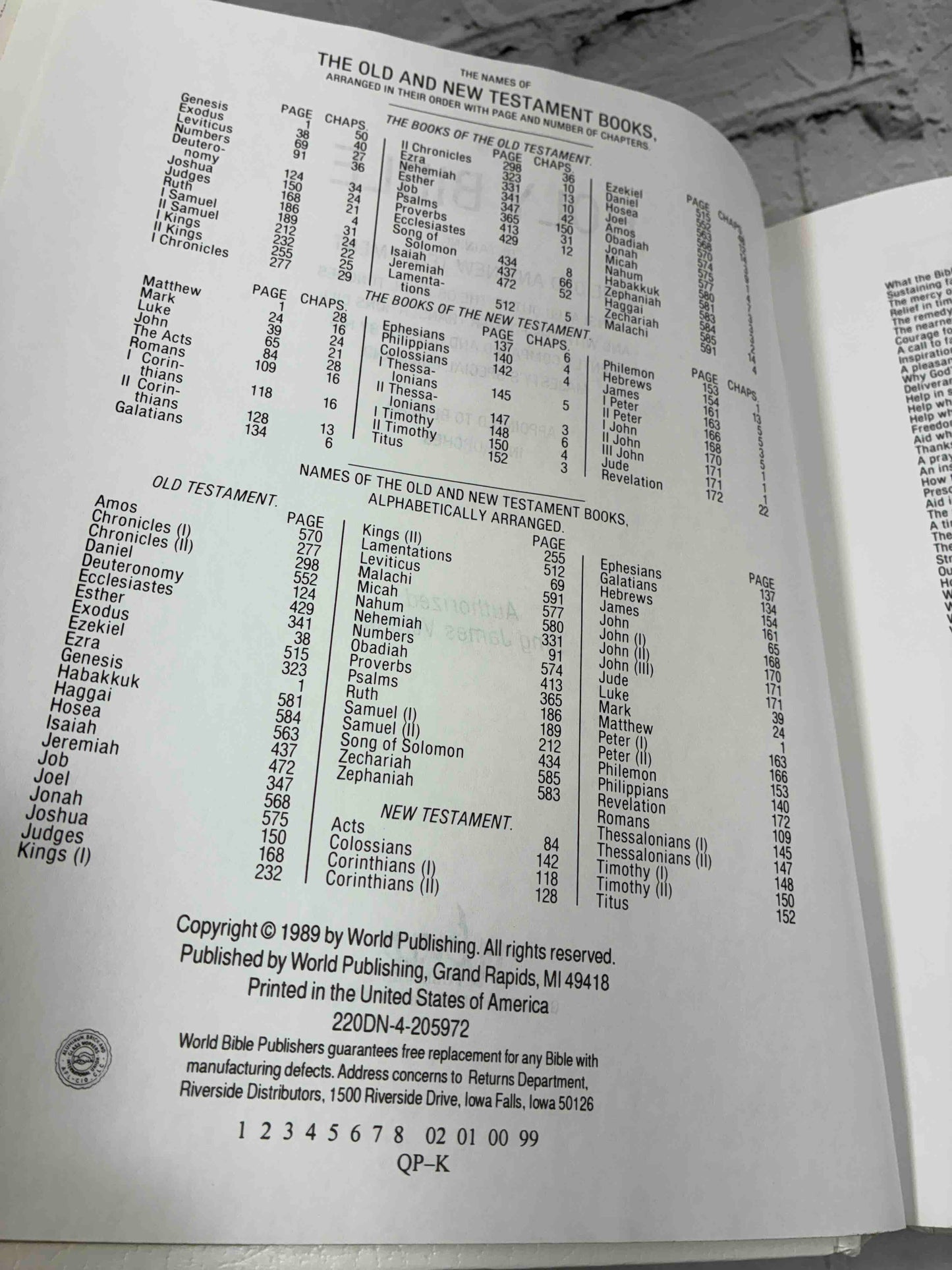 Holy Bible King James Version