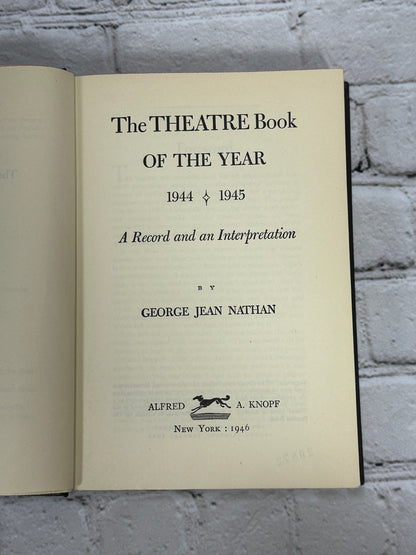 The Theatre Book of the Year A Record and Interpretation 1944-1948 [3 Book Lot]