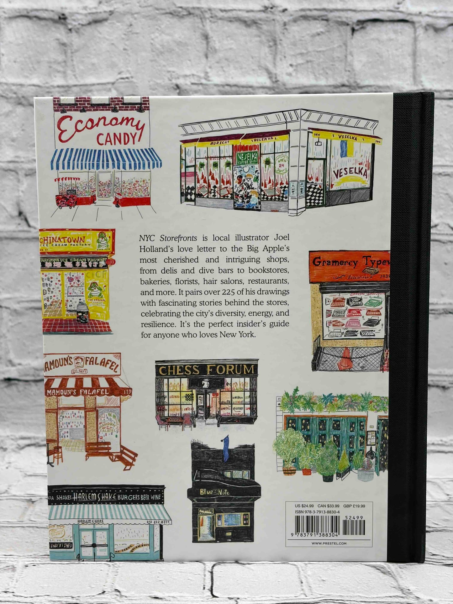 NYC Storefronts: Illustrations of the Big Apple's Best-Loved Spots
