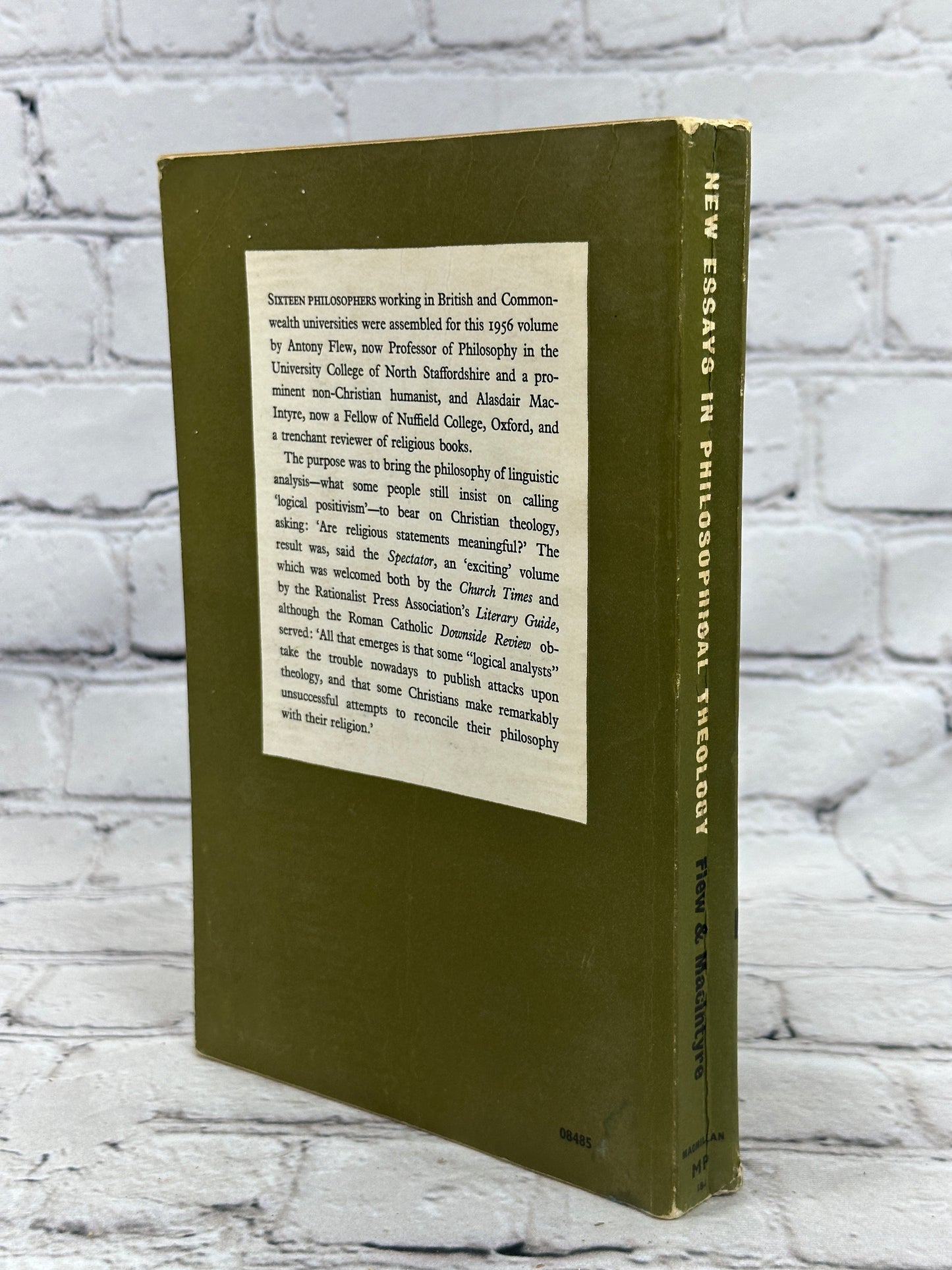 New Essays In Philosophical Theology Anthony Flew & MacIntyre [1964 · Macmillan]