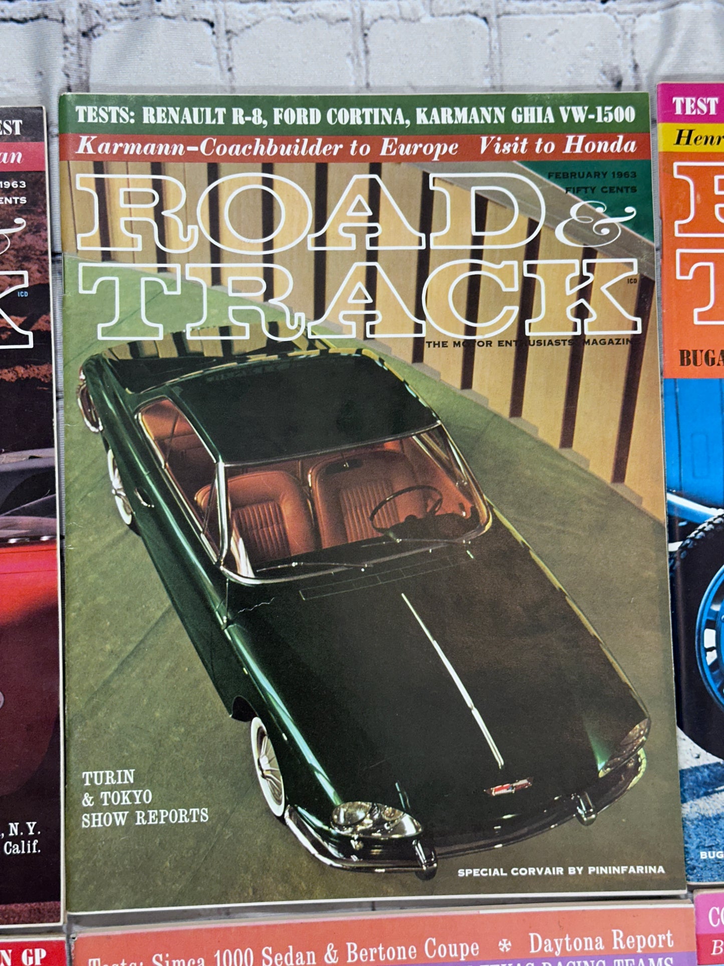 Road & Track Magazine 1963 [Lot of 9 Issues]