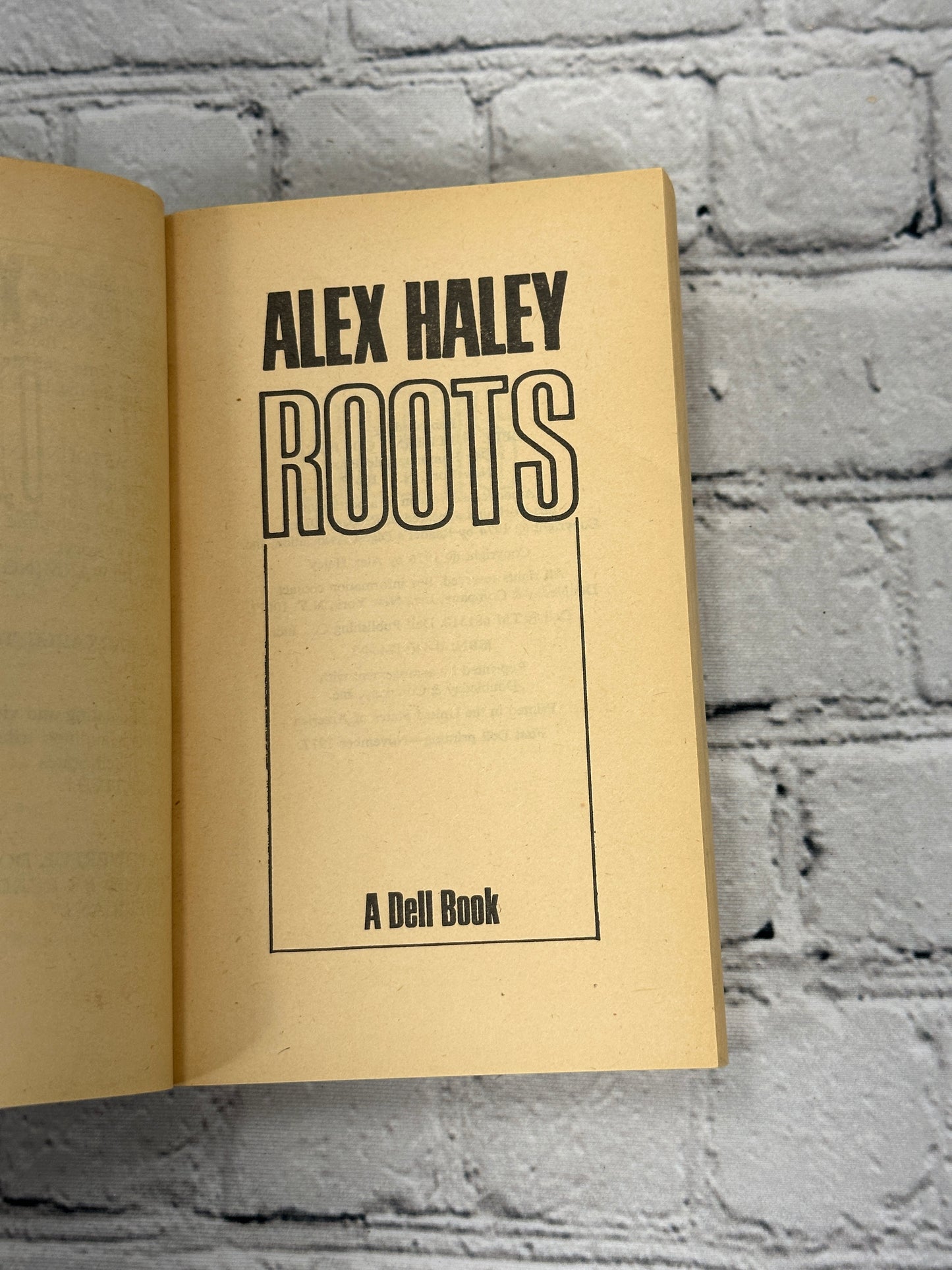 Roots: The Saga Of An American Family By Alex Haley [1977]