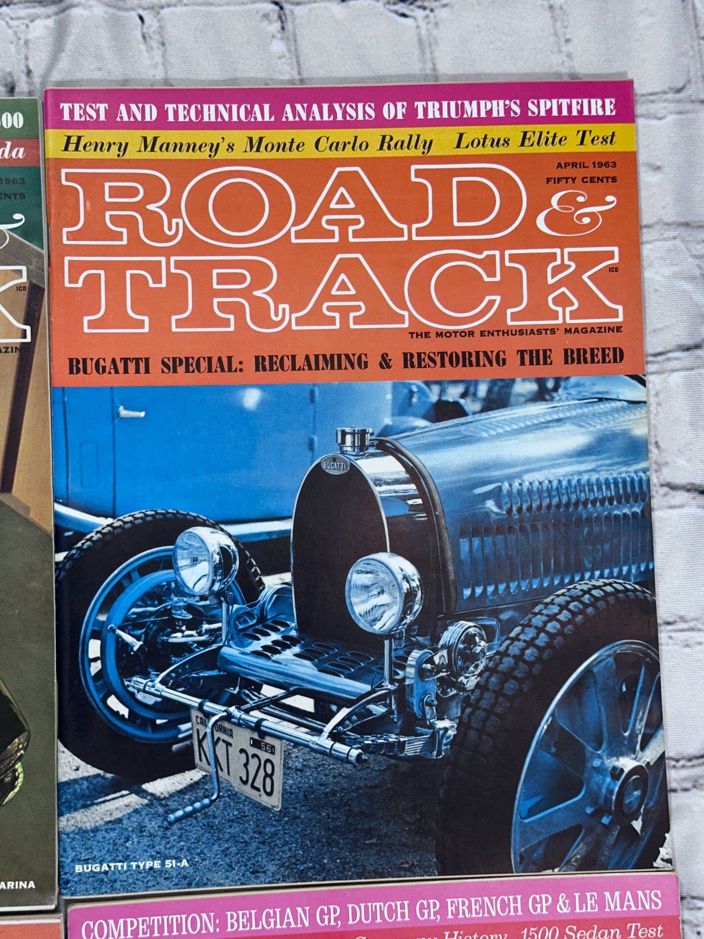 Road & Track Magazine 1963 [Lot of 9 Issues]