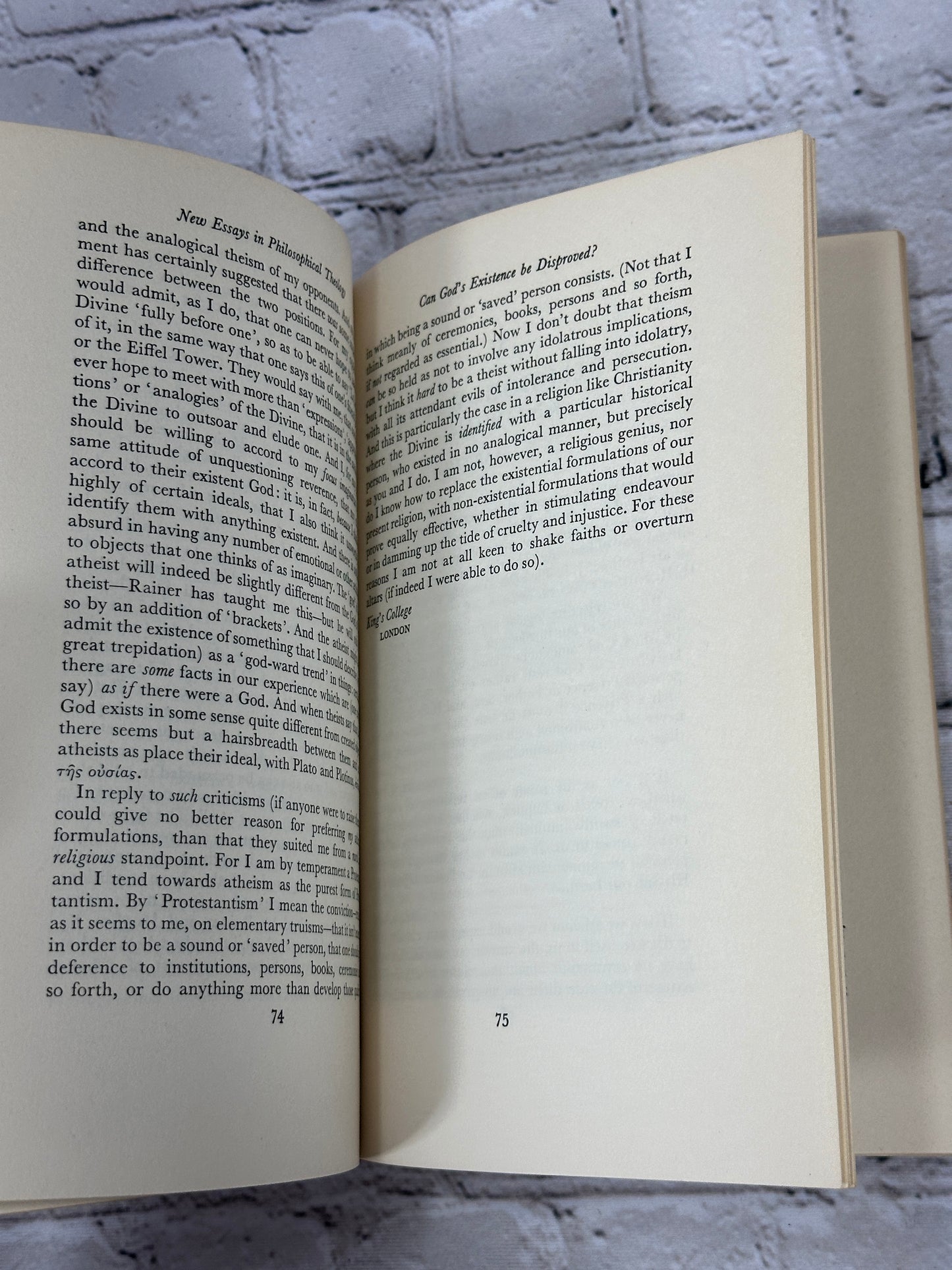 New Essays In Philosophical Theology Anthony Flew & MacIntyre [1964 · Macmillan]