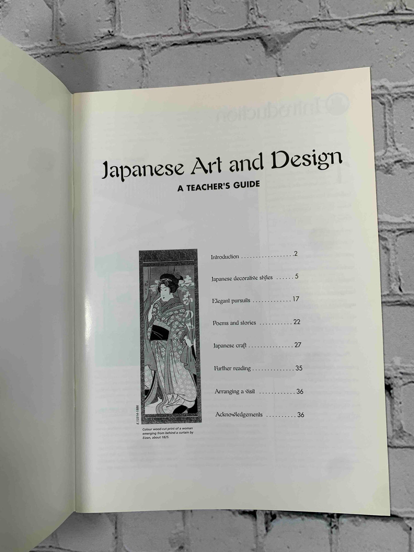 Japanese Art and Design: A Teachers Guide