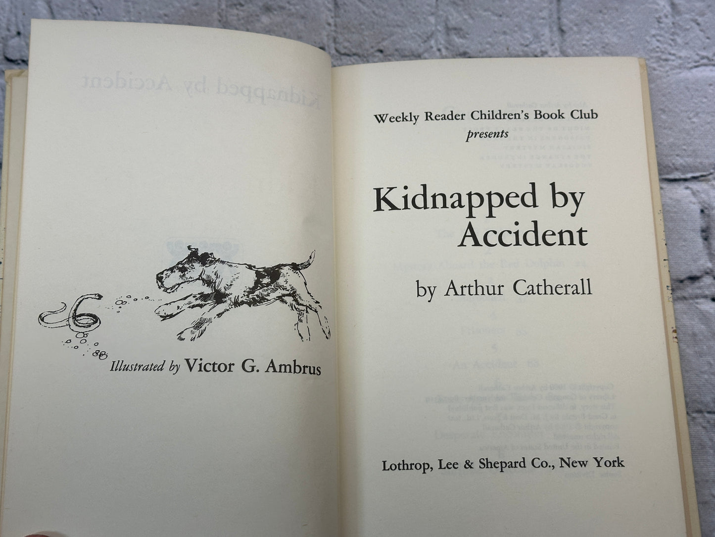 Kidnapped by Accident by Arthur Catherall [1969]