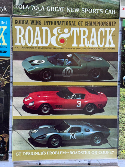 Road & Track Magazine 1965 [Lot of 7 Issues]