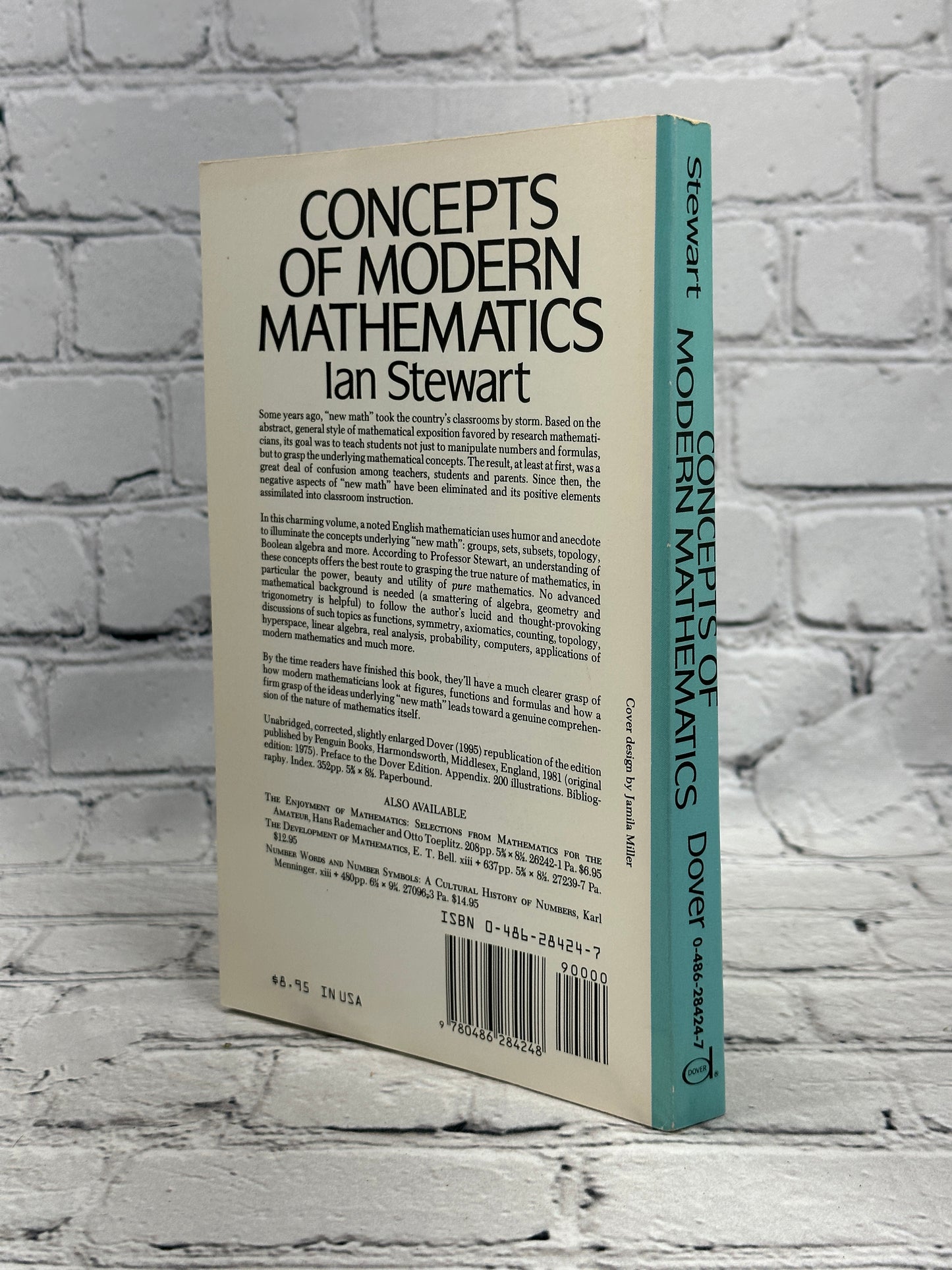 Concepts of Modern Mathematics by Ian Stewart [1995]