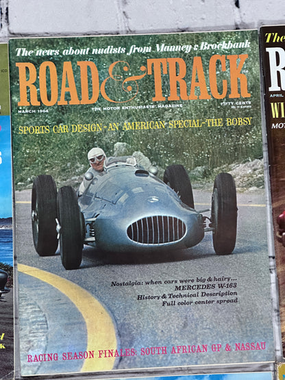 Road & Track Magazine 1964 [Lot of 9 Issues]