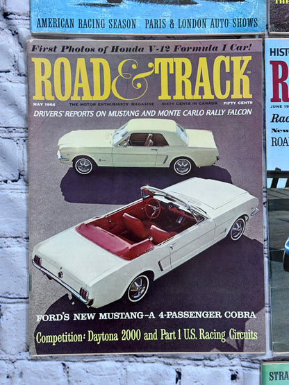 Road & Track Magazine 1964 [Lot of 9 Issues]