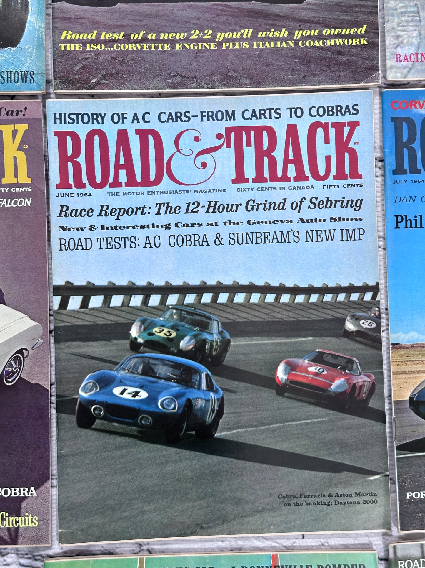 Road & Track Magazine 1964 [Lot of 9 Issues]