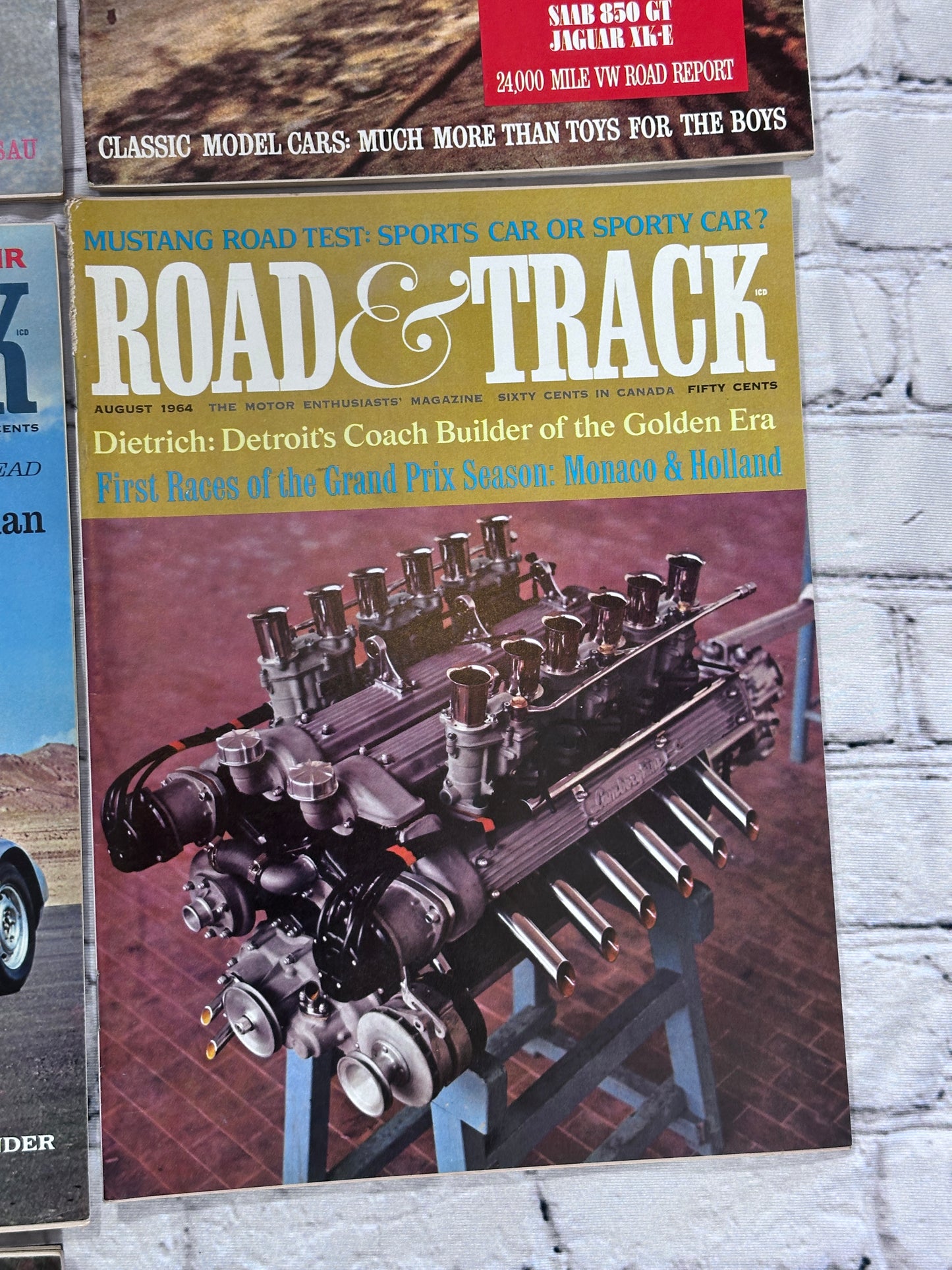 Road & Track Magazine 1964 [Lot of 9 Issues]