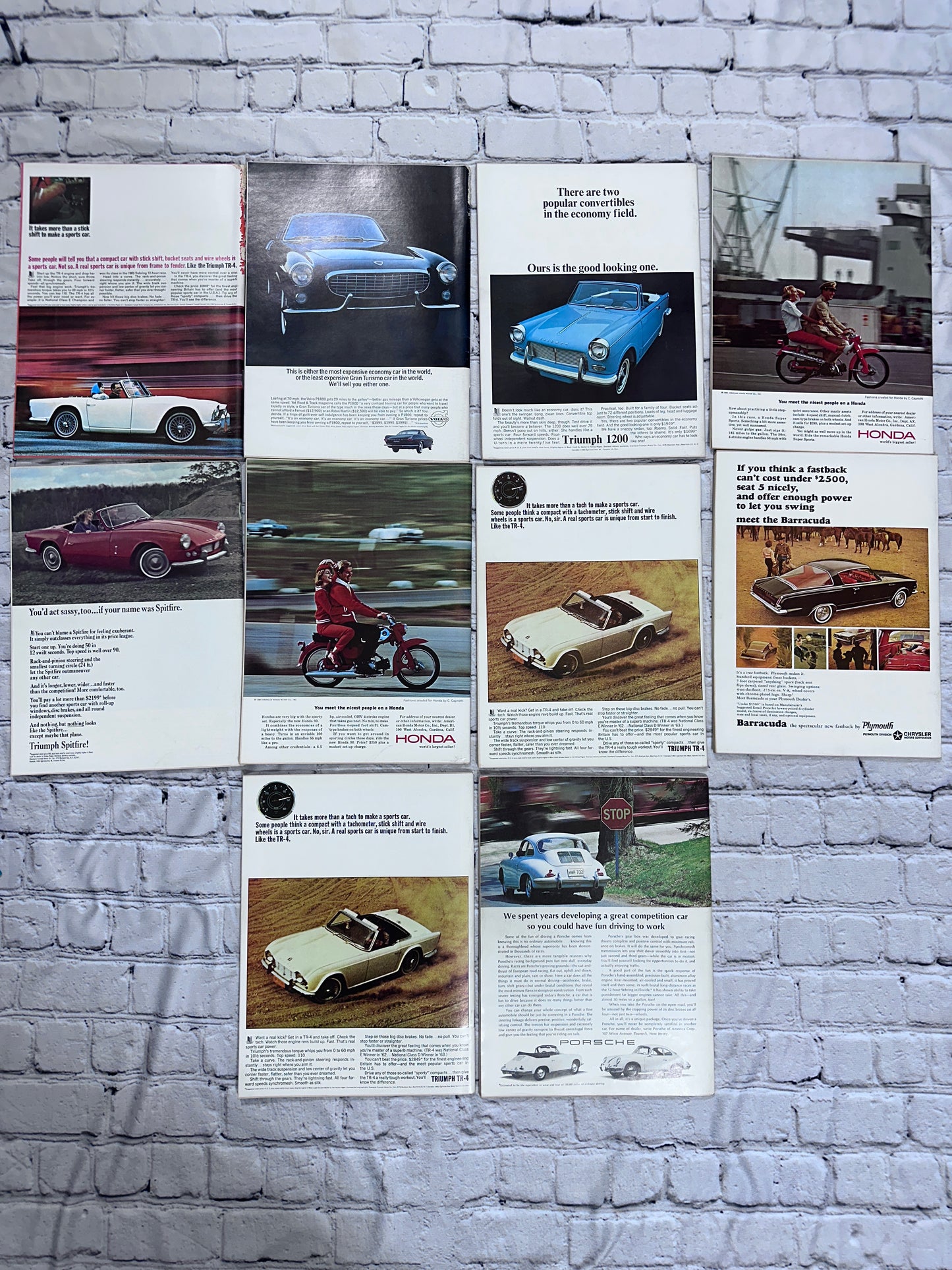 Road & Track Magazine 1964 [Lot of 9 Issues]