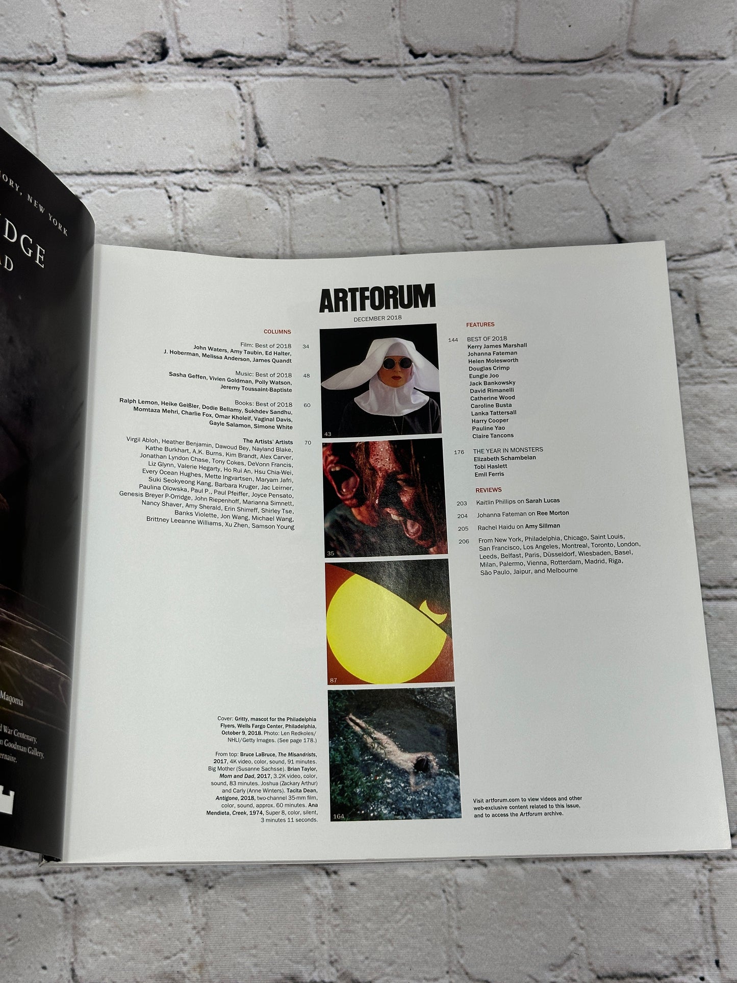 Artforum International The Year in Review [December 2018]