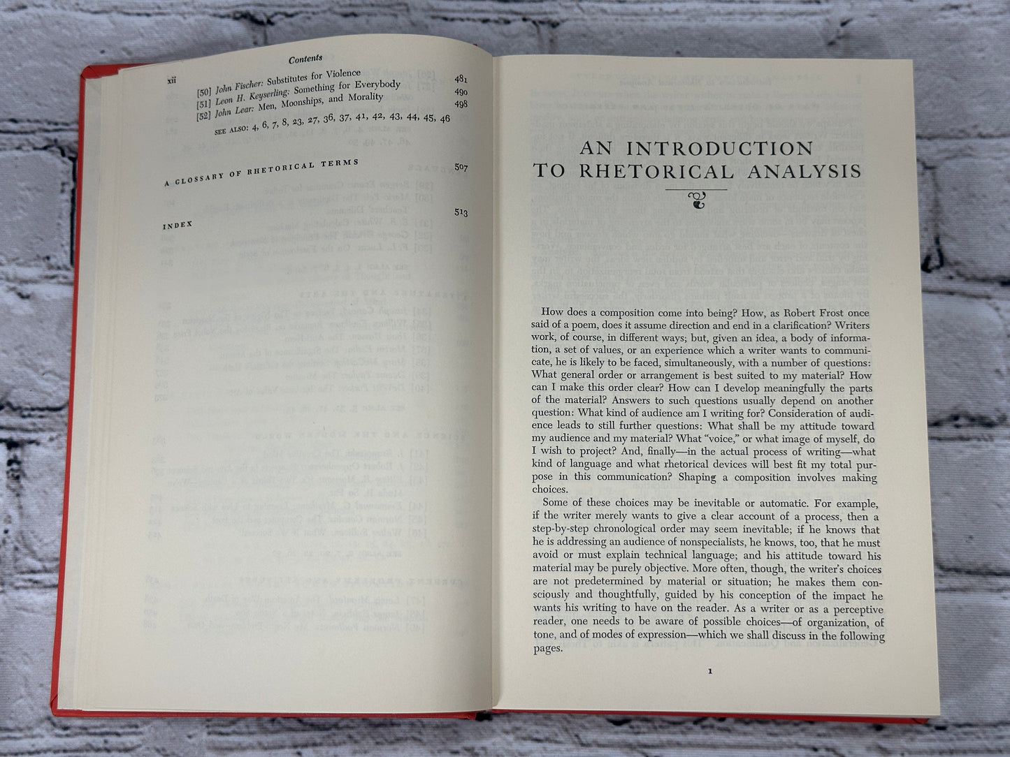 The Odyssey Reader: Ideas and Style By Birk & Birk [Shorter Edition · 1969]