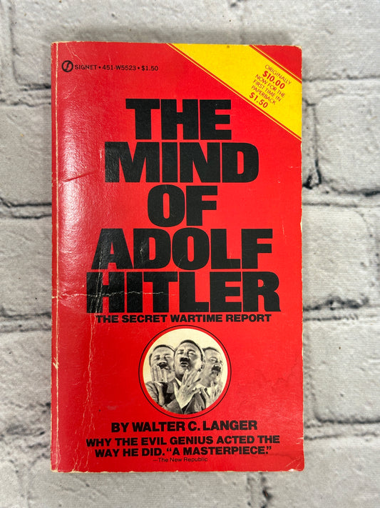 The Mind of Adolf Hitler: The Secret Wartime Report by Walter Langer [1973 · Signet Classics]