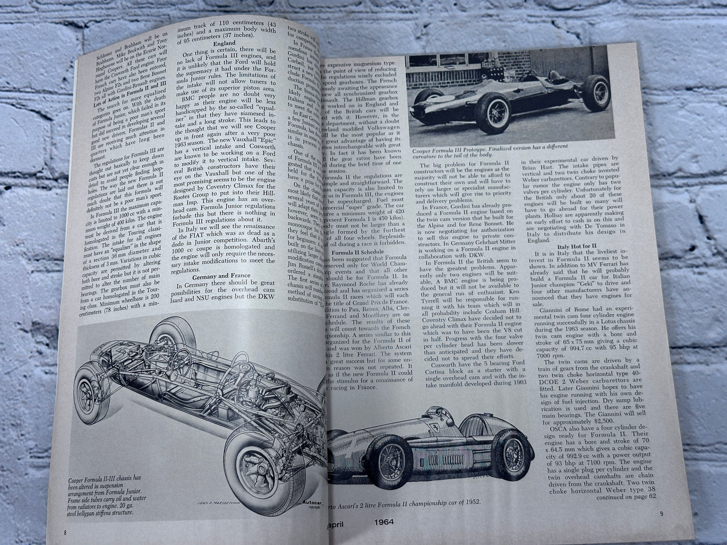 Auto and Motor Sport Illustrated April 1964