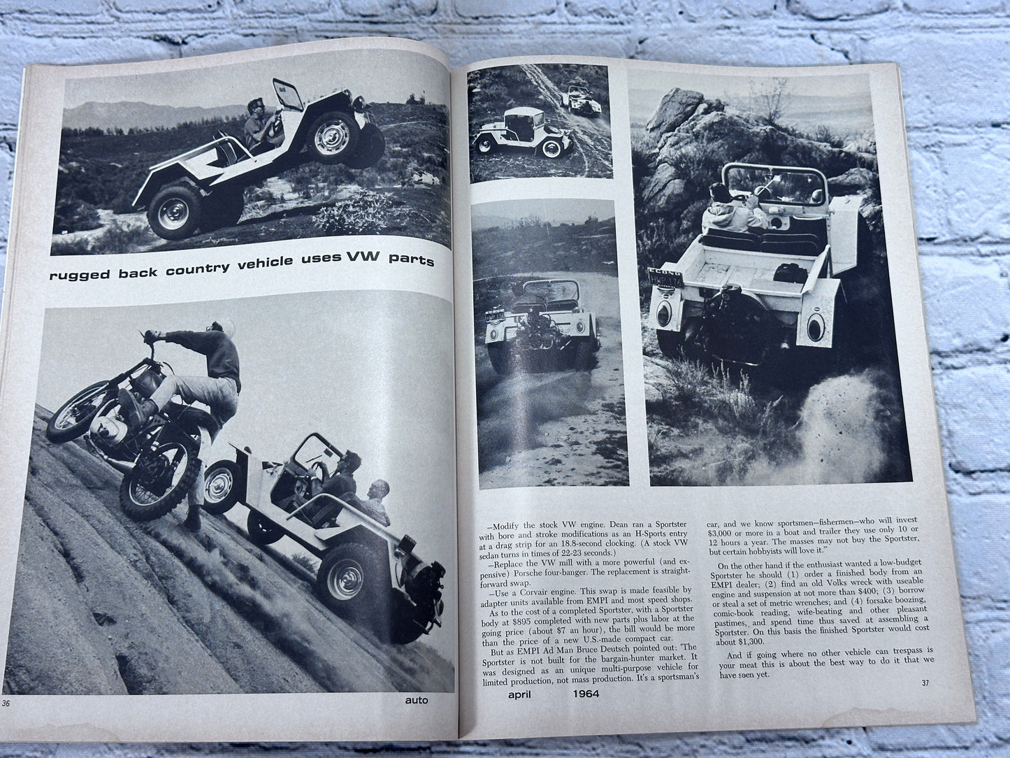 Auto and Motor Sport Illustrated April 1964