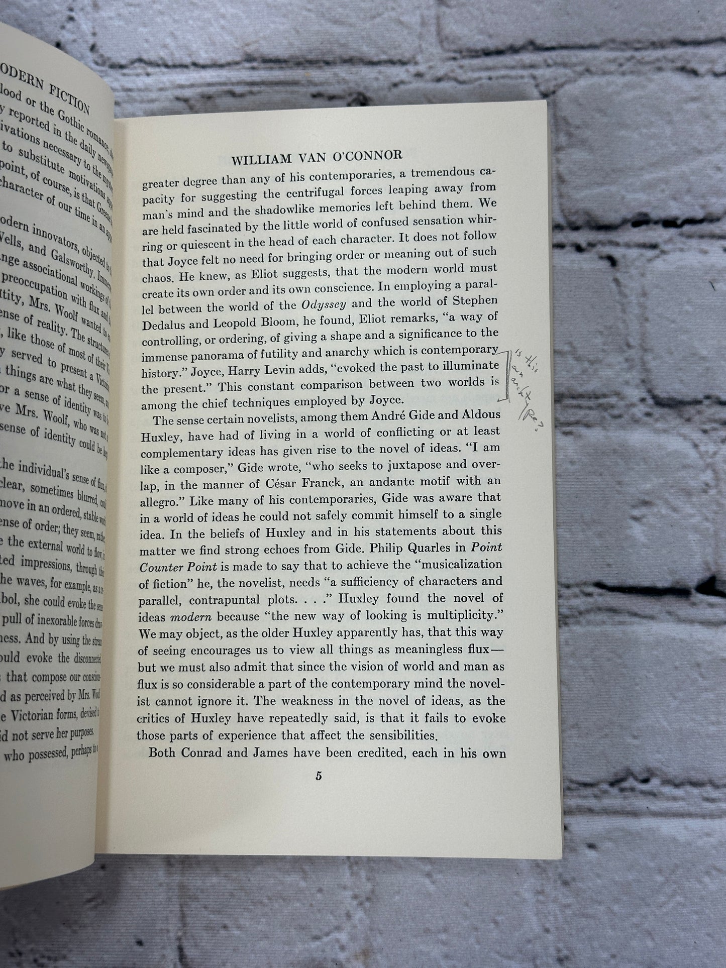 Forms of Modern Fiction edited by William Van O'Conner [1964]