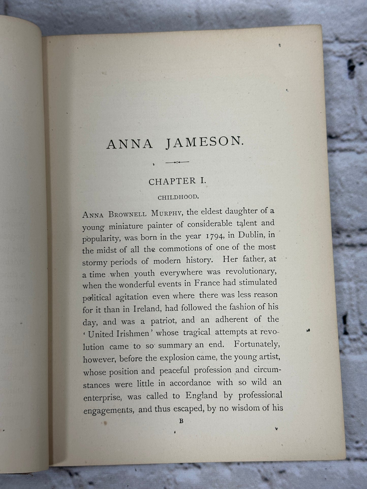 Memoirs of the Life of Anna Jameson By Geradine Macpherson [1st Edition · 1878]