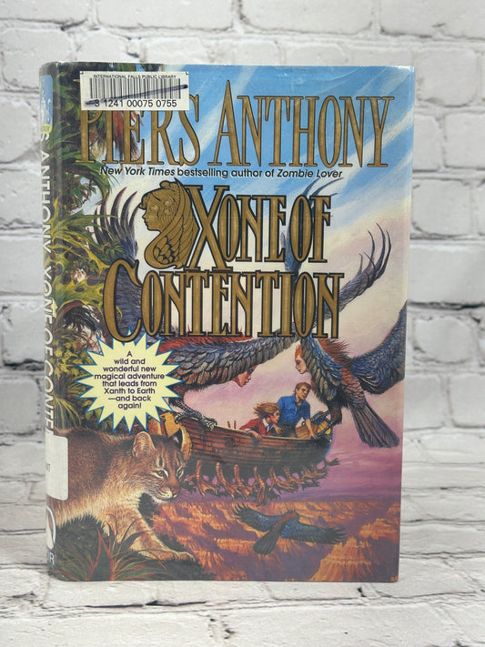 Xone of Contention by Piers Anthony [1st Edition · 1st Print · Ex Library]