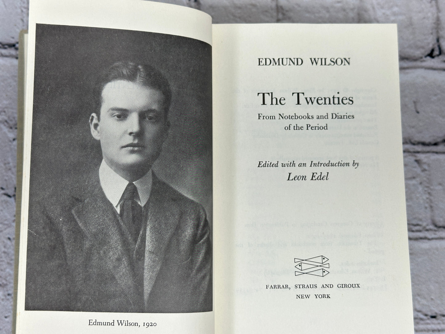 The Twenties by Edmund Wilson [1975]