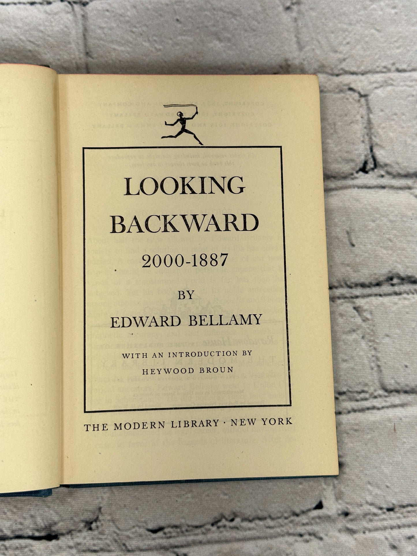 Looking Backward 2000-1887 by Edward Bellamy [1917 · Modern Library]