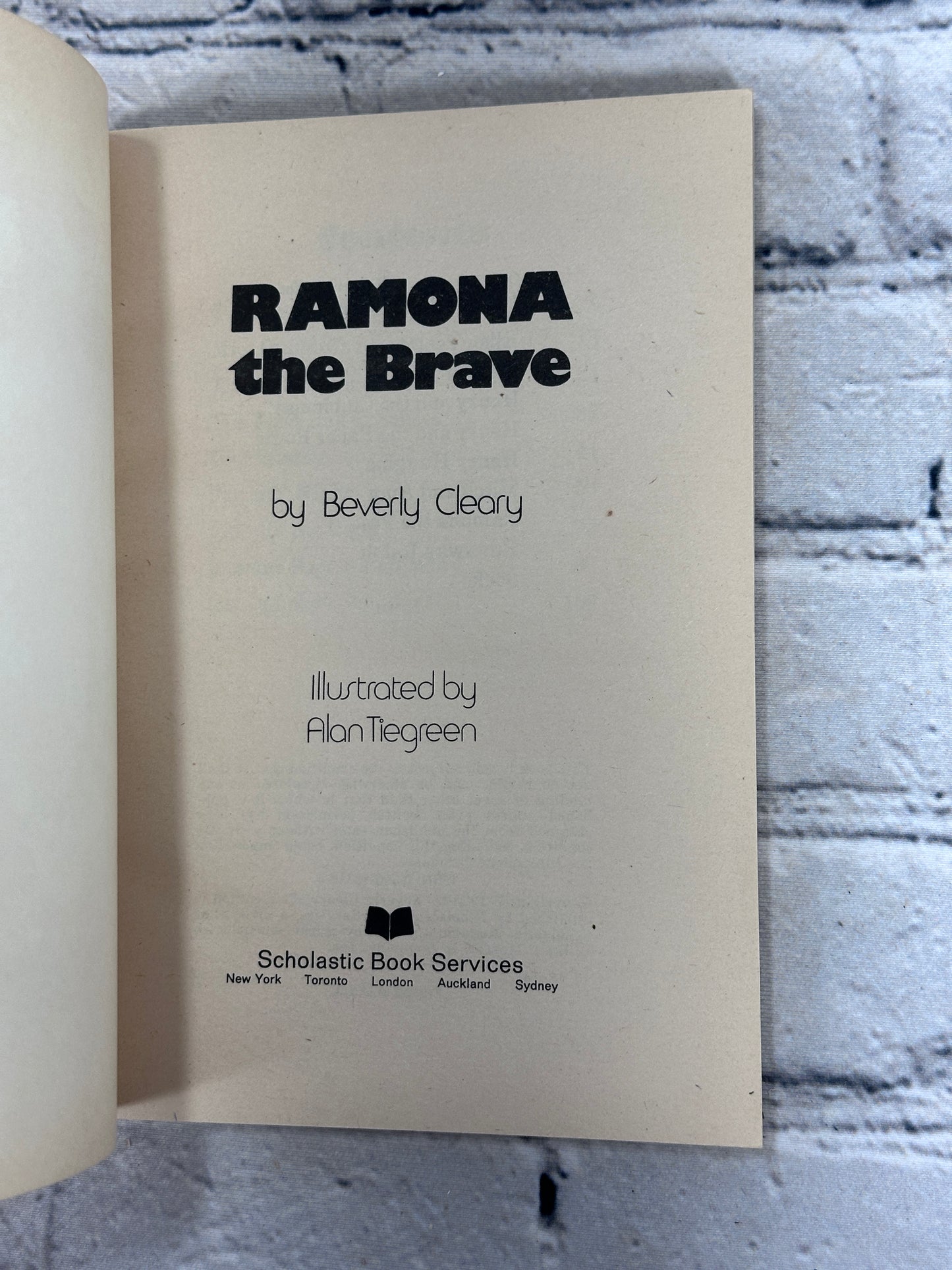 Ramona the Brave by Beverly Cleary [Scholastic · 1975]