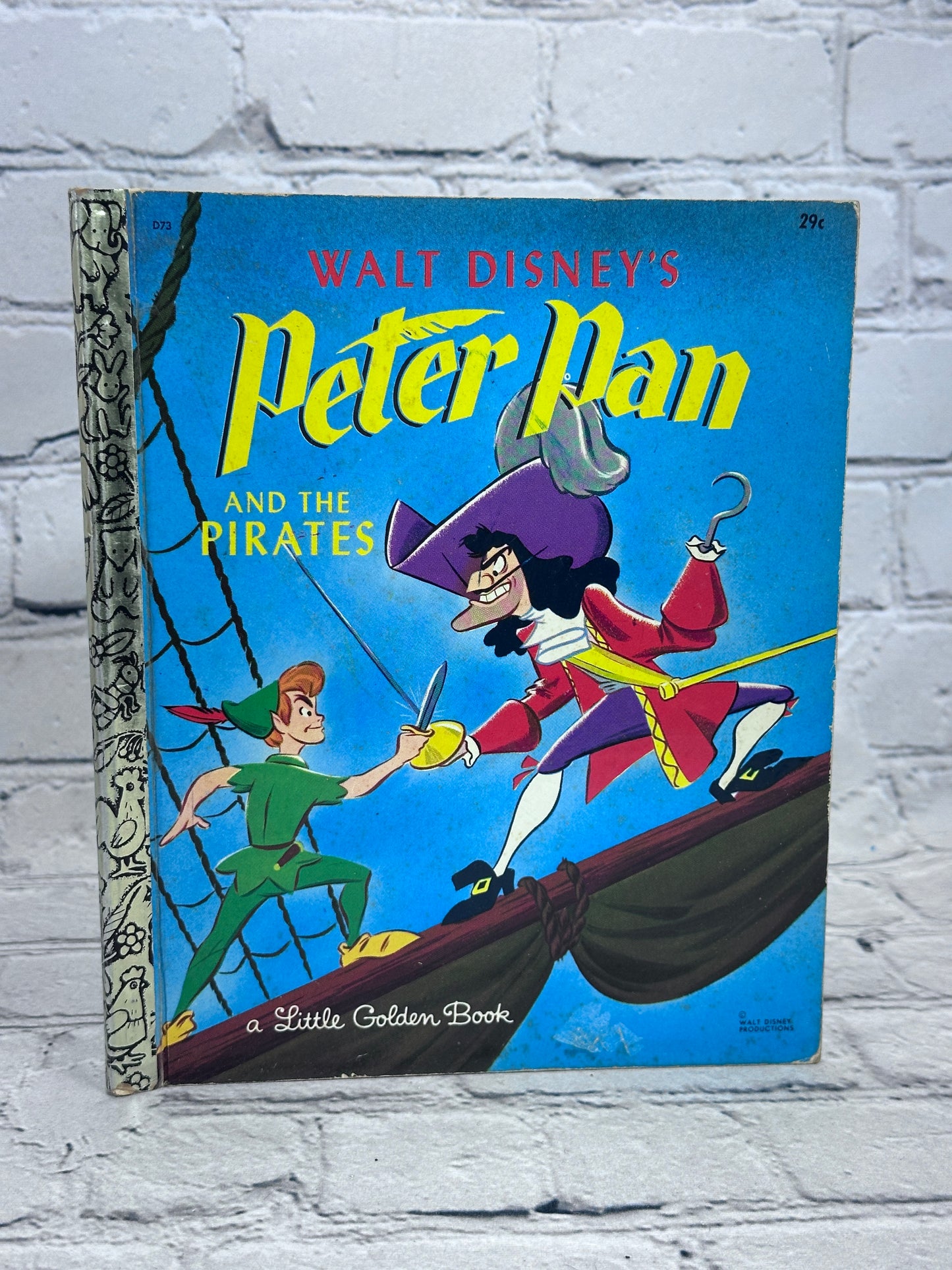 Walt Disney's Peter Pan and the Pirates [Little Golden Book · 7th Print · 1969]