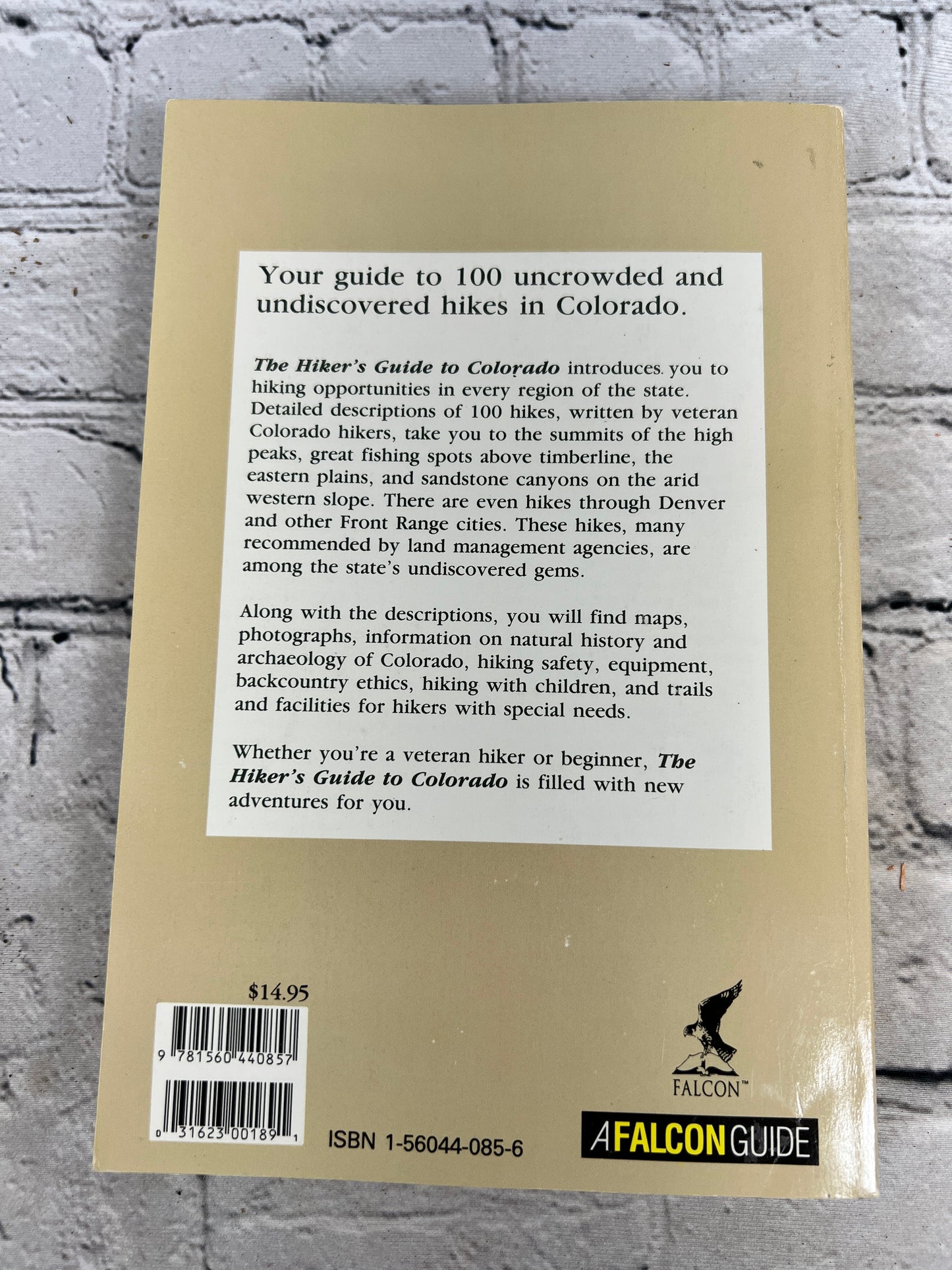 The Hiker's Guide To Colorado Caryn And Peter Boddie [1995]