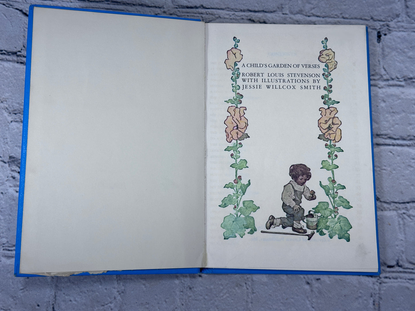 A Child's Garden of Verses By Robert Louis Stevenson [Avenel Books]