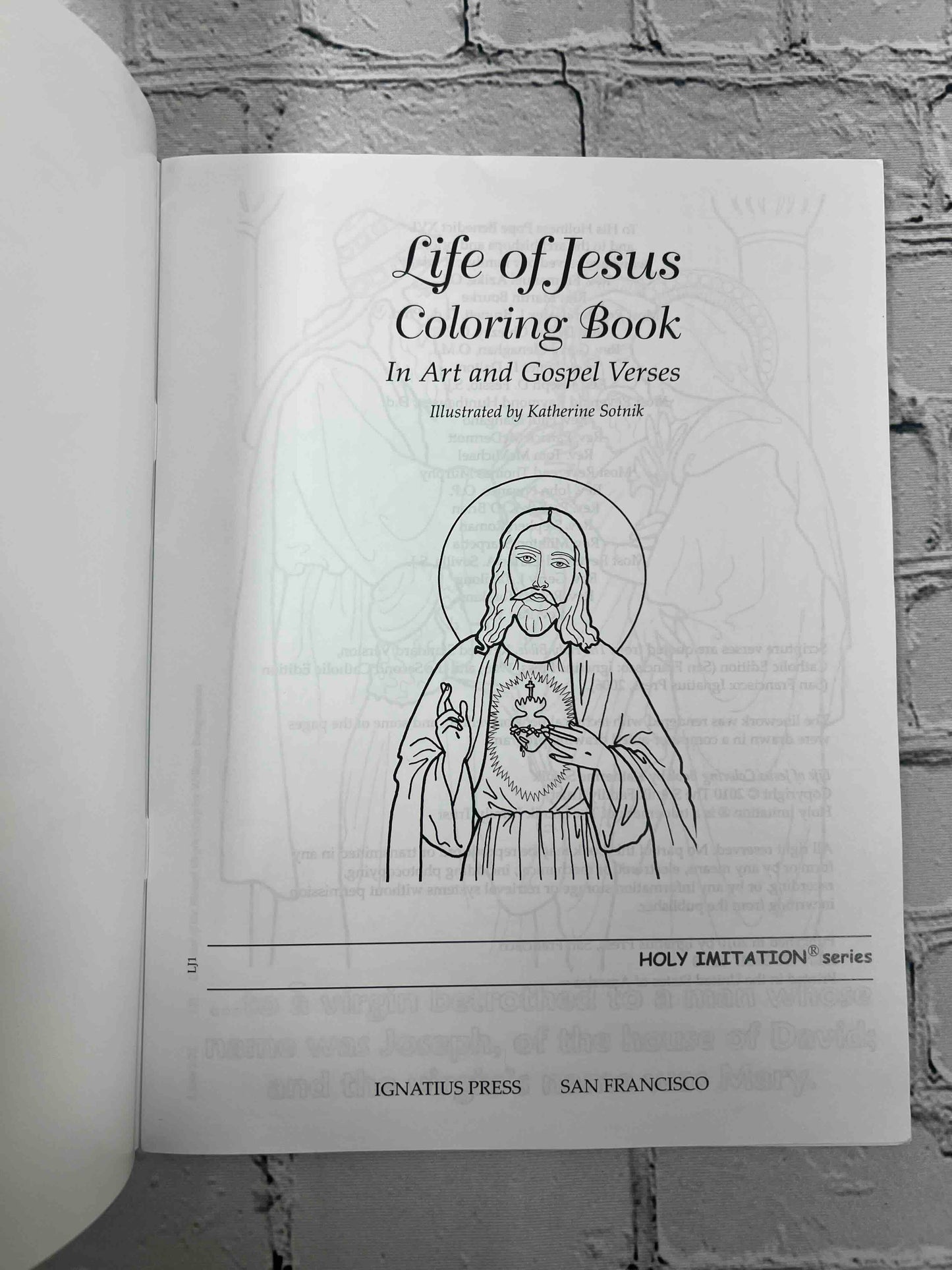 Life of Jesus: Coloring Book