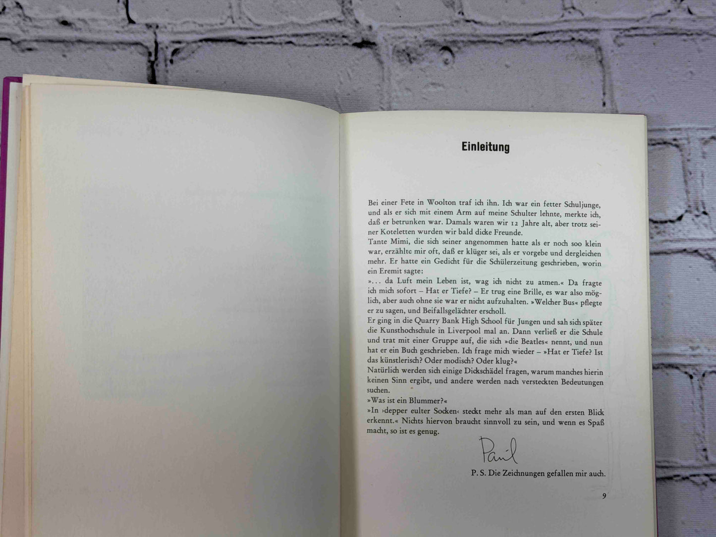 In seiner eigenen Schreibe (In His Own Write)