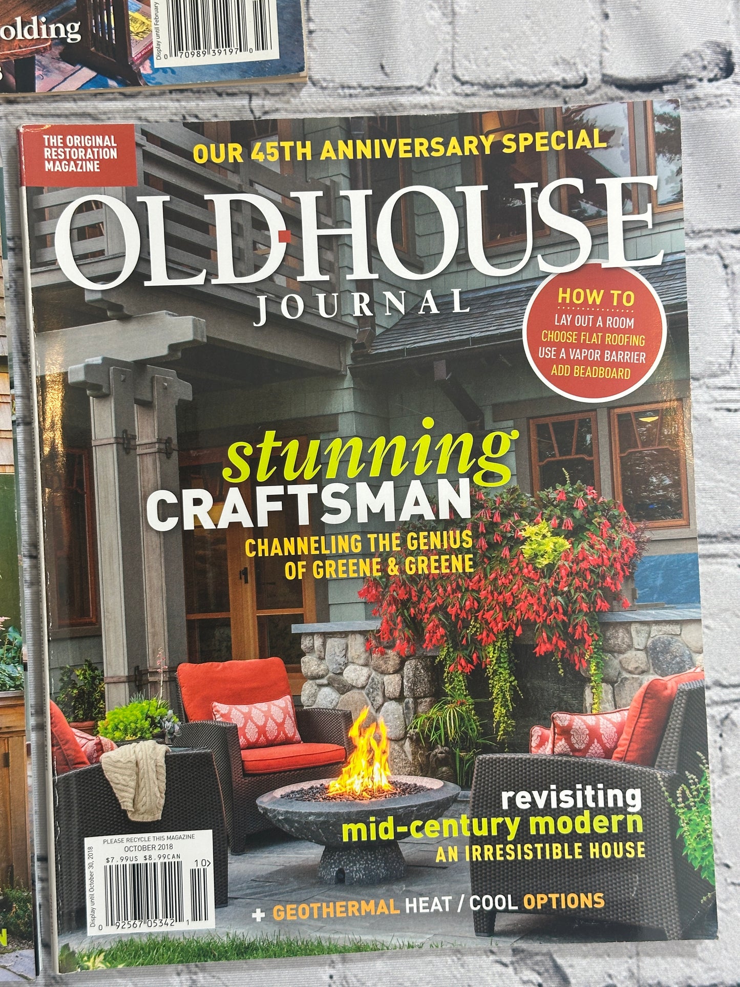 Old House Journal Original Restoration Magazine [Lot of 3 · 2012 & 2018]