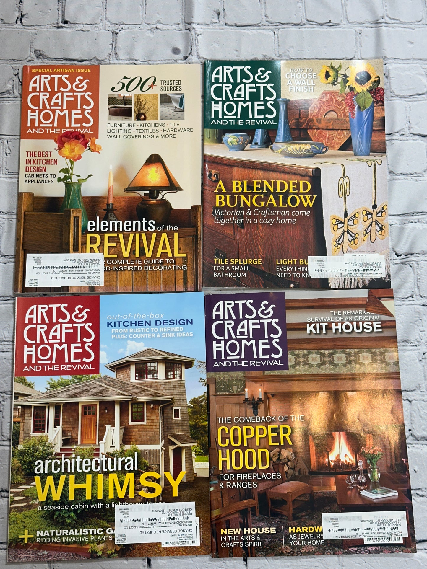 Arts & Crafts Homes and the Revival [Lot of 26 Issues · 2012-2018]