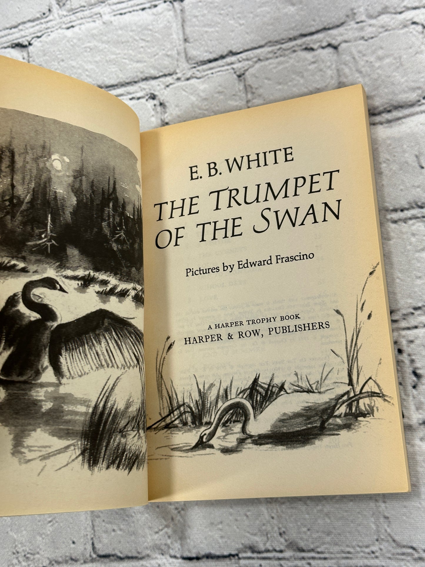 The Trumpet Of The Swan by E.B. White [1973 · First Harper Trophy Edition]