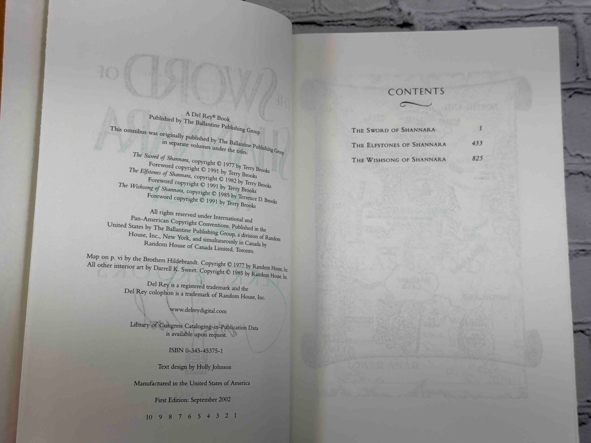 The Sword of Shannara Trilogy (SIGNED)