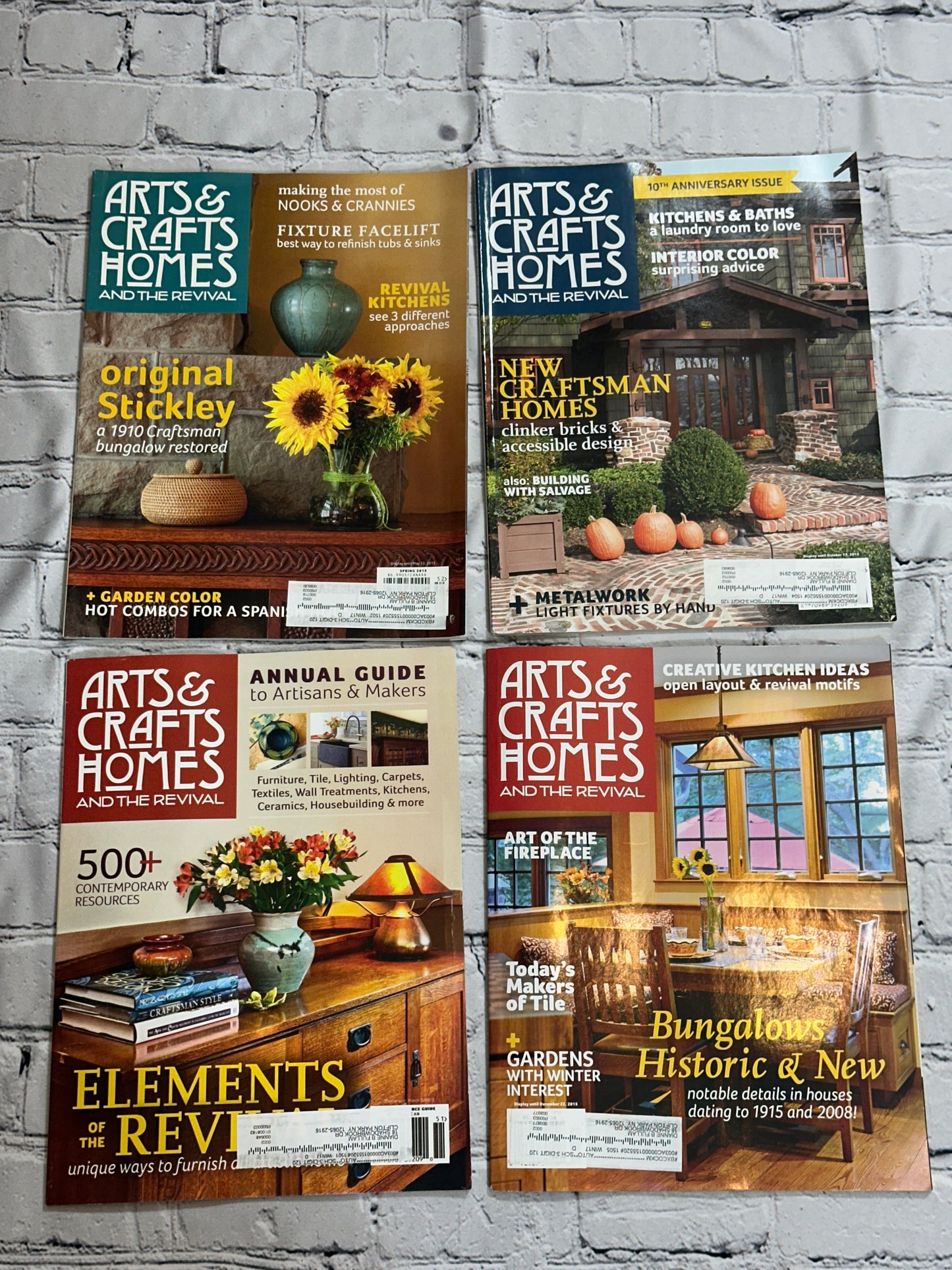 Arts & Crafts Homes and the Revival [Lot of 26 Issues · 2012-2018]