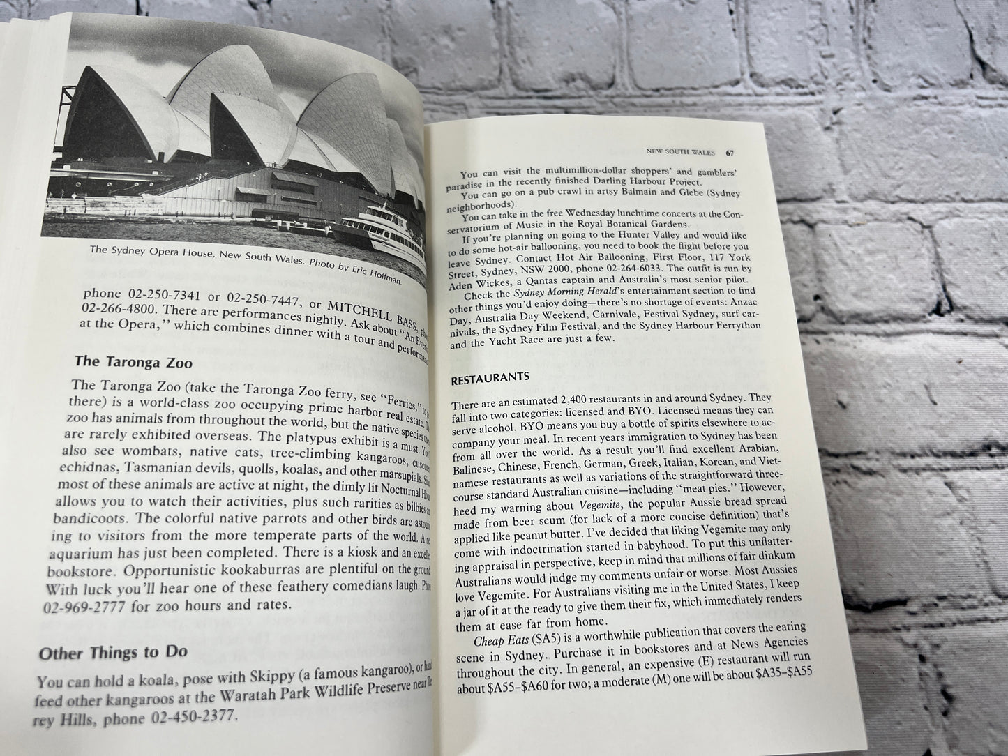 Adventuring in Australia by Eric Hoffman [1990 · 1st Printing]