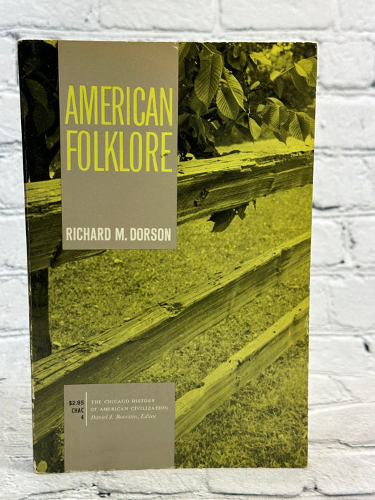 American Folklore by Richard M. Dorson [1959]