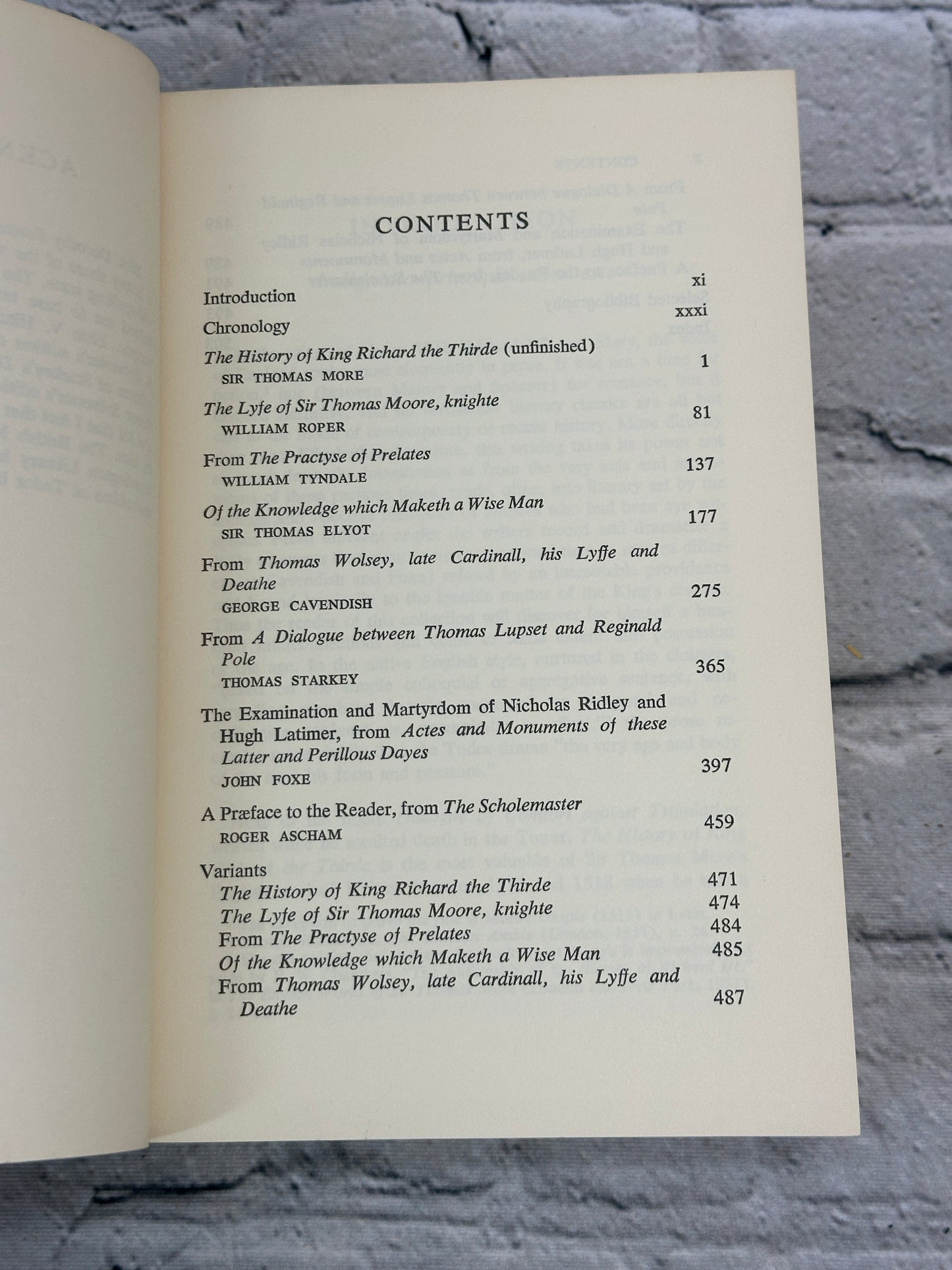 Tudor Prose 1513-1570 Edited by Edmund Creeth [1969 · First Edition]