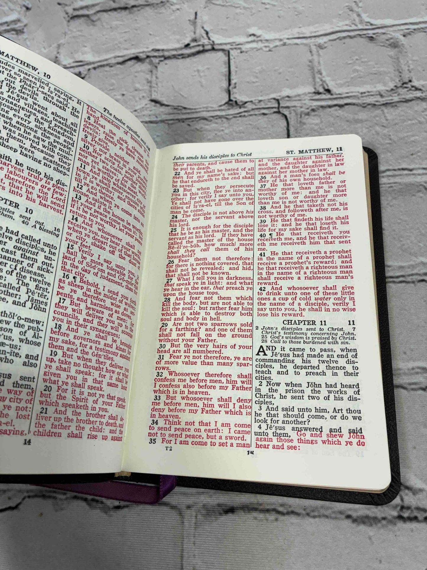Scottish Rite Rose Croix Masonic Bible Red Letter New Testament Psalms KJV