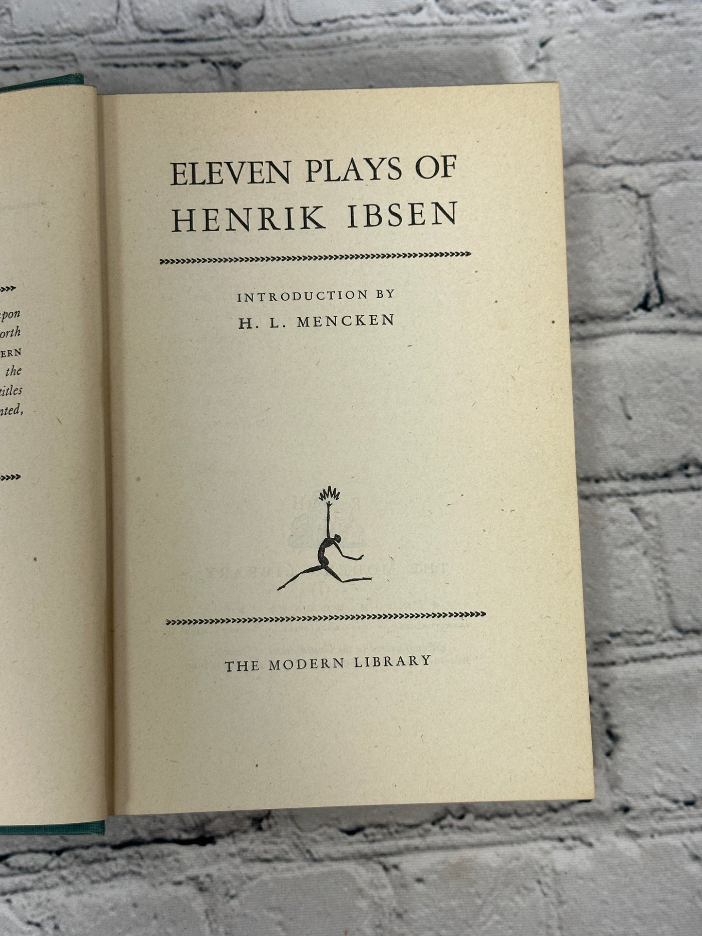Eleven Plays of Henrik Ibsen [The Modern Library]