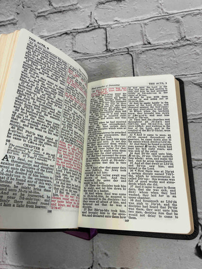 Scottish Rite Rose Croix Masonic Bible Red Letter New Testament Psalms KJV