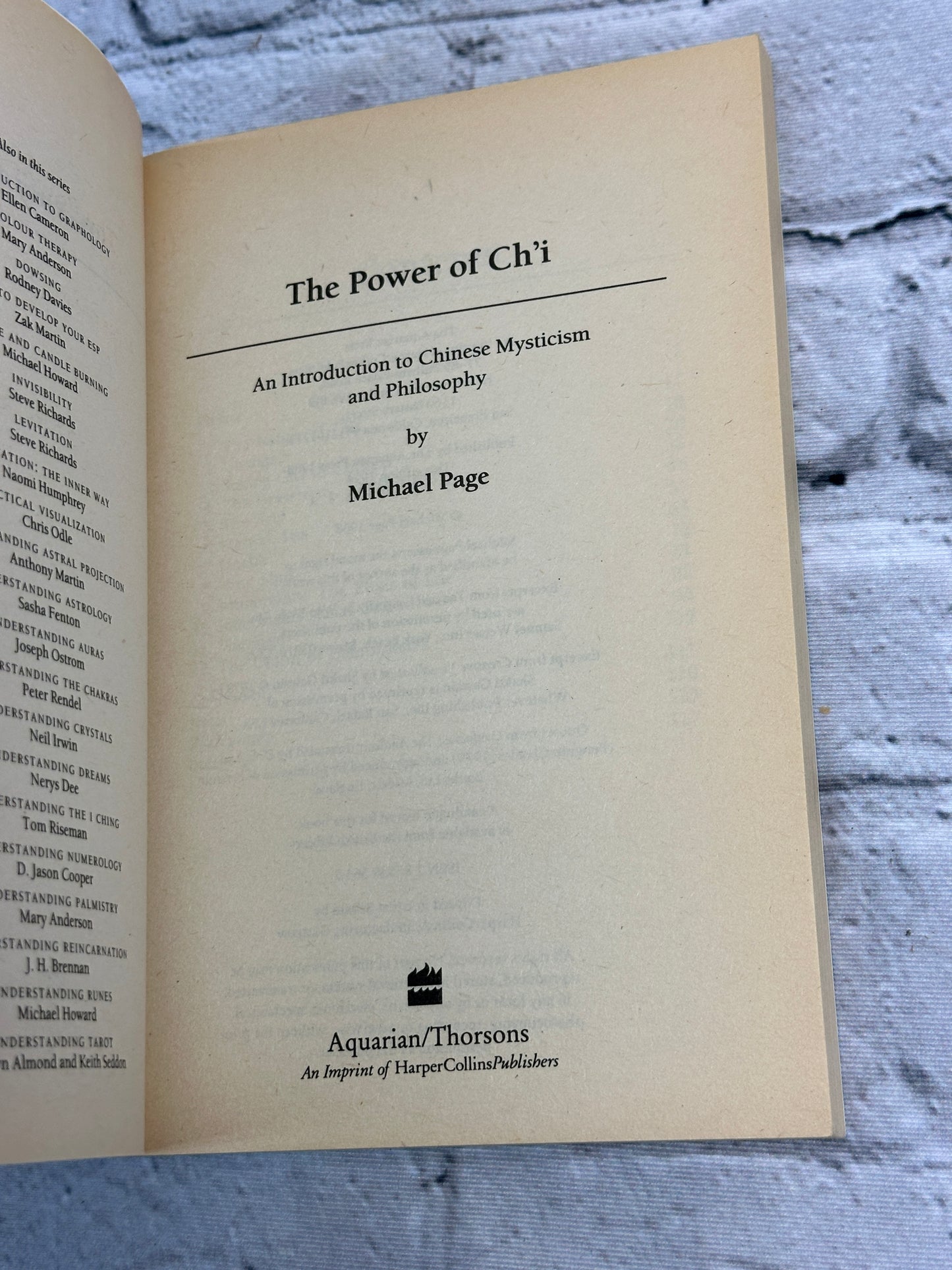 The Power of Ch'i by Michael Page [1994 · First Printing]