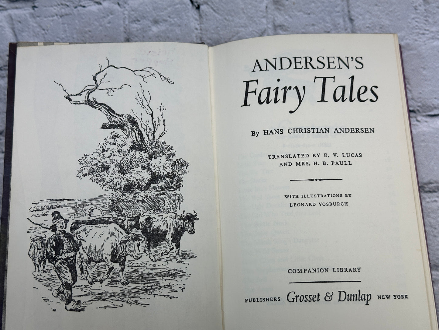 Andersen's Fairy Tales by Hans Christian Andersen [1963 · Companion Library]