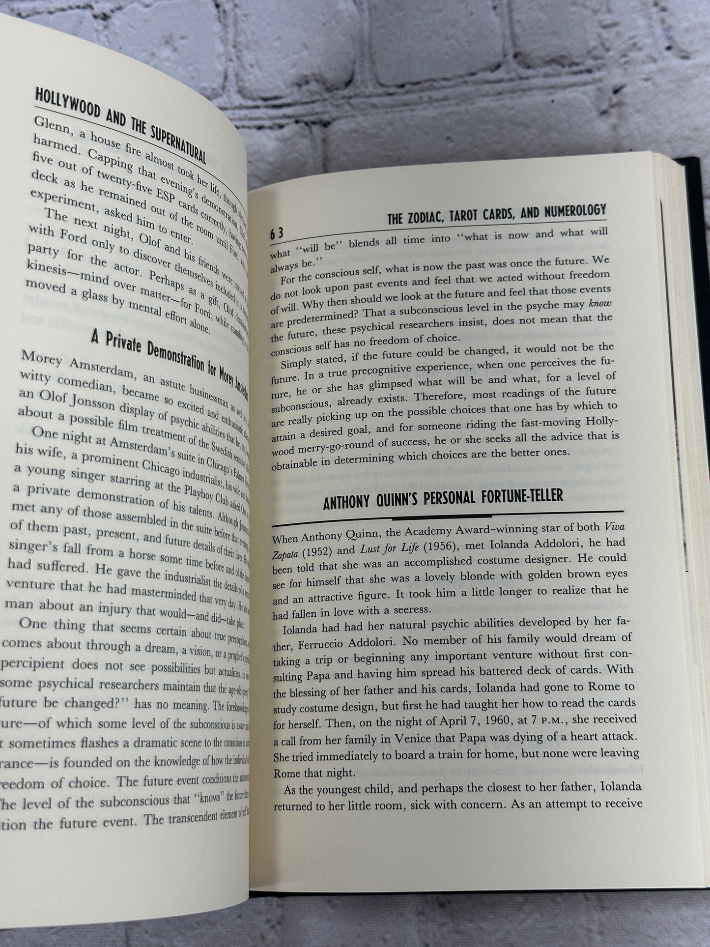 Hollywood and the Supernatural by Sherry Hansen Steiger [1st · 1st Print · 1990]