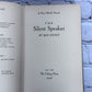 The Silent Speaker: A Nero Wolfe Novel by Rex Stout [First Edition · 1946]