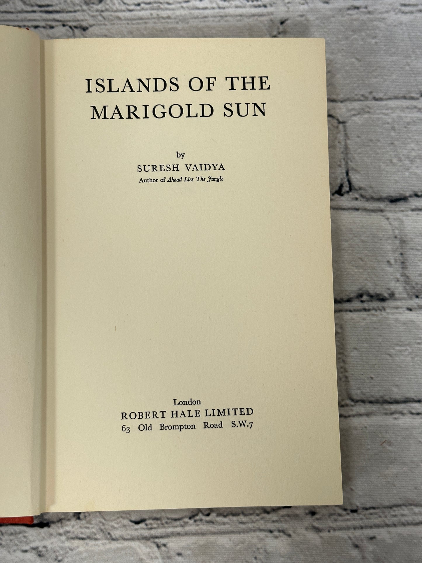 Islands of the Marigold Sun by Suresh Vaidya [1960]